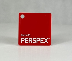PLEXI Czerwona Grubość 3mm PERSPEX® 433 Red Cięta Na Wymiar