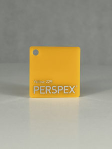 PLEXI Żółta Grubość 3mm PERSPEX® 229 Yellow Cięta Na Wymiar