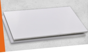 PCV spienione białe  2mm
