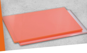 PMMA (plexi) fluo pomarańczowa 3mm
