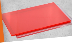PMMA (plexi) fluo czerwona 3mm