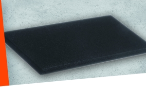 PCV spienione czarne 10mm  